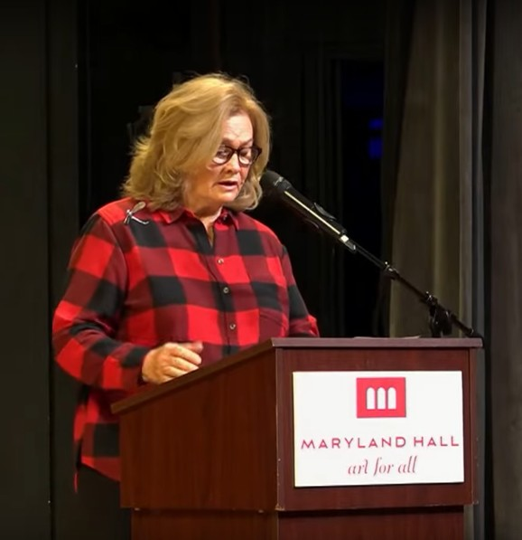 Susan speaking at Ignite Annapolis